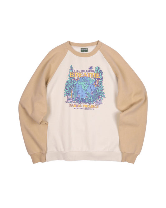 Shop Feel The Earth Breathe Raglan Crew Inspired by our National Parks 