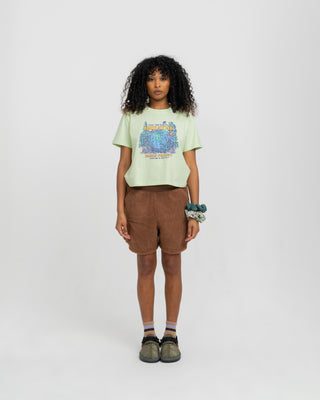 Shop Feel The Earth Breathe Boxy Tee Inspired by our National Parks | hushed-green