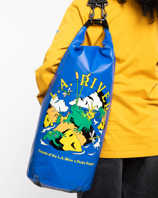 Shop LA River Toadally Dry Bag Inspired by the LA River | pacific-blue