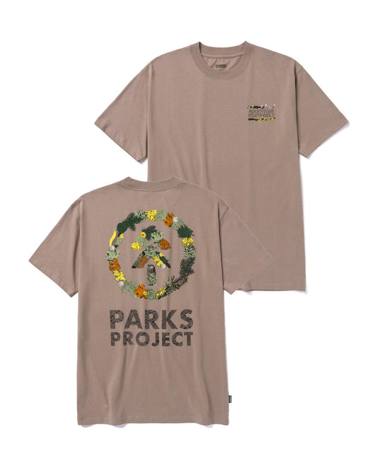 Shop Forest Forager Logo Tee Inspired by our National Parks | mushroom-grey