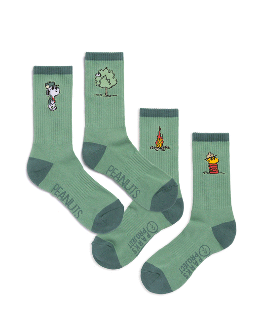 Shop Peanuts x Parks Project Trail Crew Sock 2 Pack Inspired by Parks