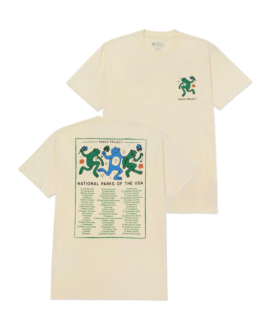 Shop Great Outdoors Dancin' Frogs Checklist Tee Inspired our National Parks