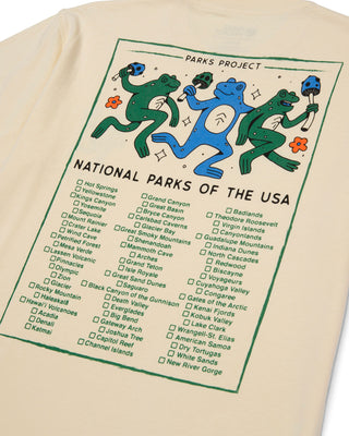 Shop Great Outdoors Dancin' Frogs Checklist Tee Inspired our National Parks | natural