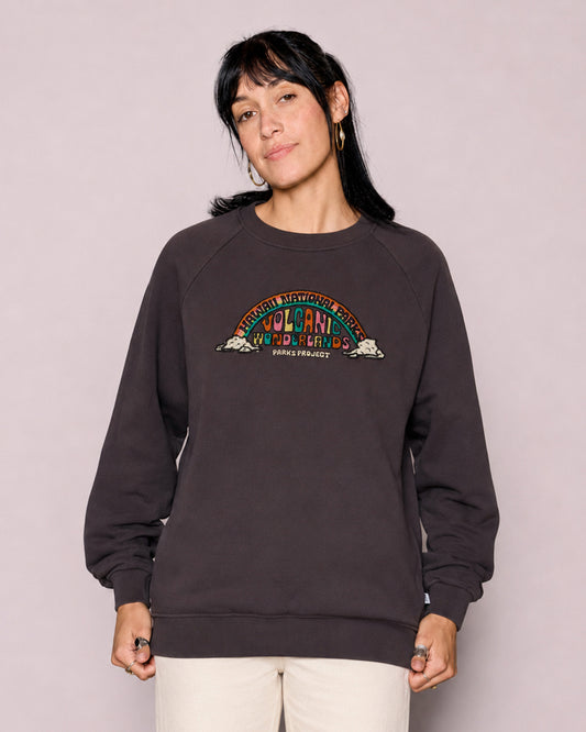 Shop Hawai‘i Geological Wonderlands Crew Inspired by Hawaiian Parks | graphite