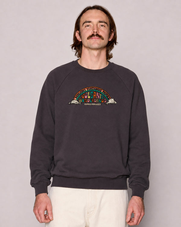 Shop Hawai‘i Geological Wonderlands Crew Inspired by Hawaiian Parks | graphite