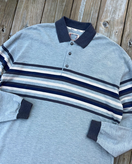Vintage Woolrich Striped Rugby Shirt