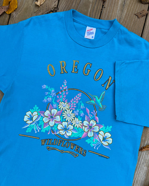 Vintage 90s Oregon Wildflowers Shirt