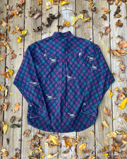 Vintage Bugle Boy Fly Fishing Button Down