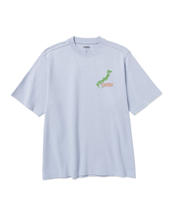 Shop Parks Project Parks of Japan Tee Inspired by Japan's NP | xenon-blue