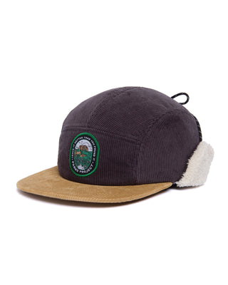 Leave it Better Zion Cord Flap Cap Inspired By Zion National Park | graphite