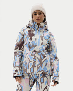 shop halfdays x parks project lawrence ski jacket inspired by rocky mountain np | multi-color