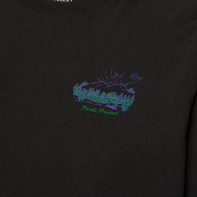 Shop National Park Welcome Long Sleeve Tee Inspired by National Parks | vintage-black