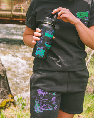 Shop National Park Welcome 32oz. Insulated Water Bottle Inspired by our National Parks | black