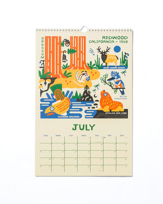 Shop 2024 Parks Project National Parks Calendar Inspired by our National Parks | multi-color