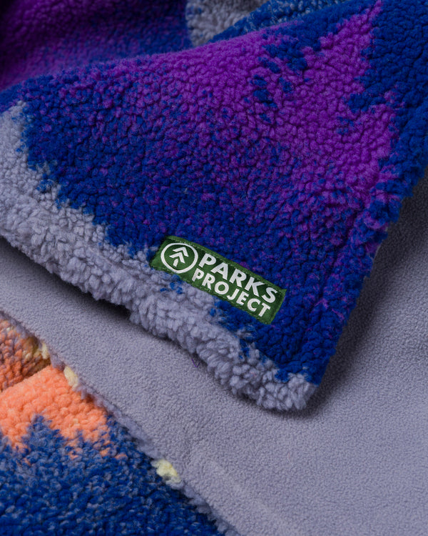 Shop Smoky Mtn. Haze Fleece Throw Inspired by the Smoky Mtns | multi-color