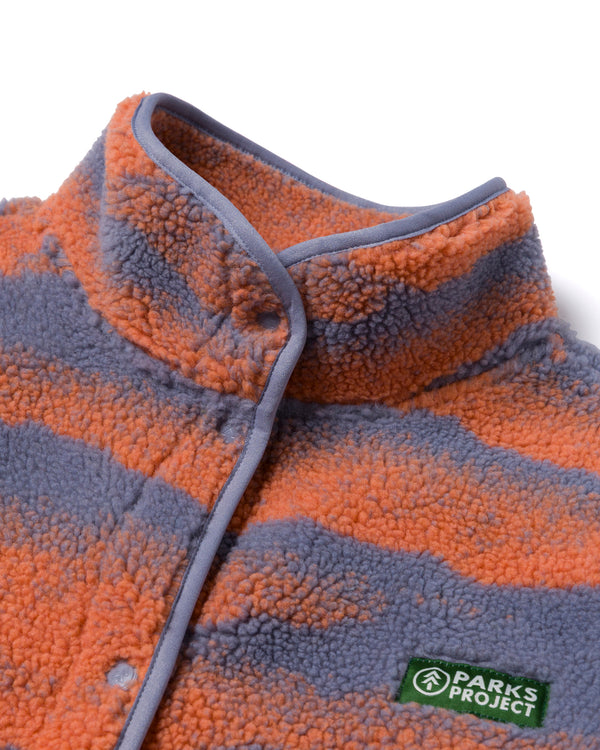 Shop Women's Smoky Mtn. Haze High Pile Fleece Jacket Inspired by Smoky Mtns | multi-color