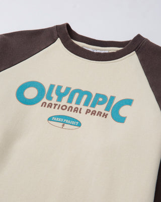 Shop Olympic Raglan Crew Inspired By Olympic National Park | graphite