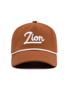 shop zion throwback hat inspired by zion national park | rust