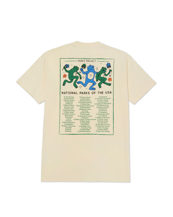 Shop Great Outdoors Dancin' Frogs Checklist Tee Inspired by National Parks | natural