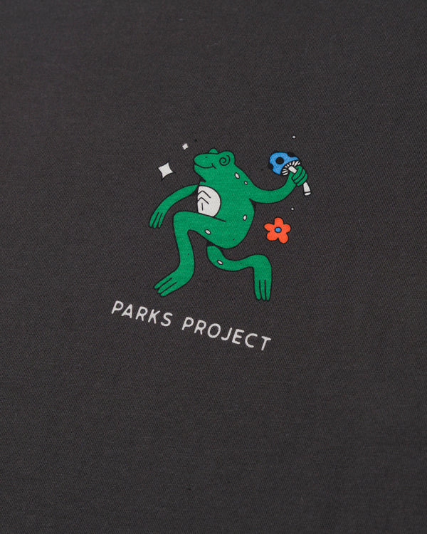 Shop Great Outdoors Dancin' Frogs Checklist Tee Inspired by National Parks | vintage-black