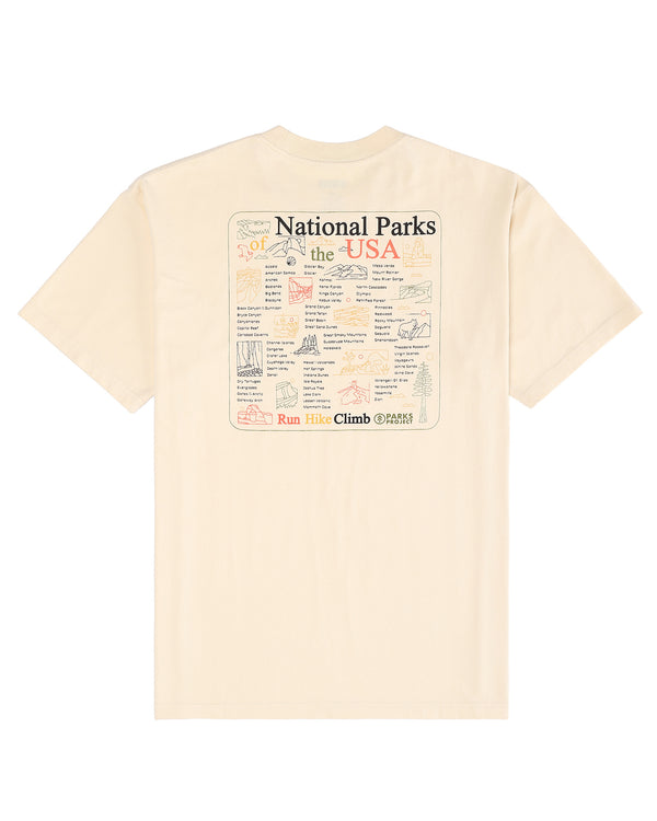 Shop National Park Outline Checklist Tee Inspired by our Parks | natural