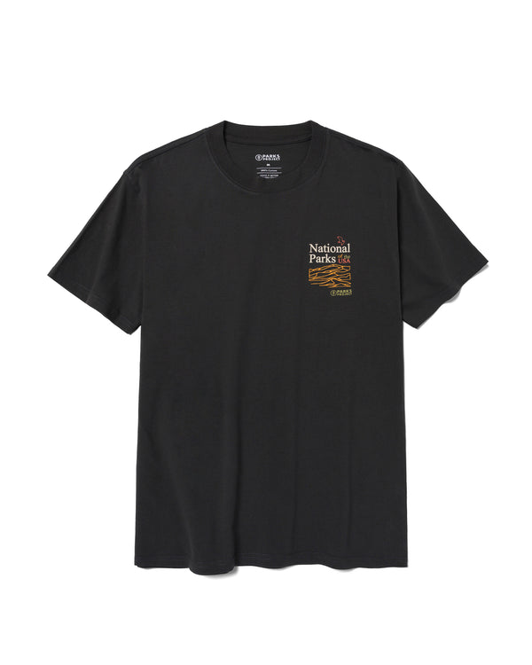 Shop National Park Outline Checklist Tee Inspired by our Parks | vintage-black
