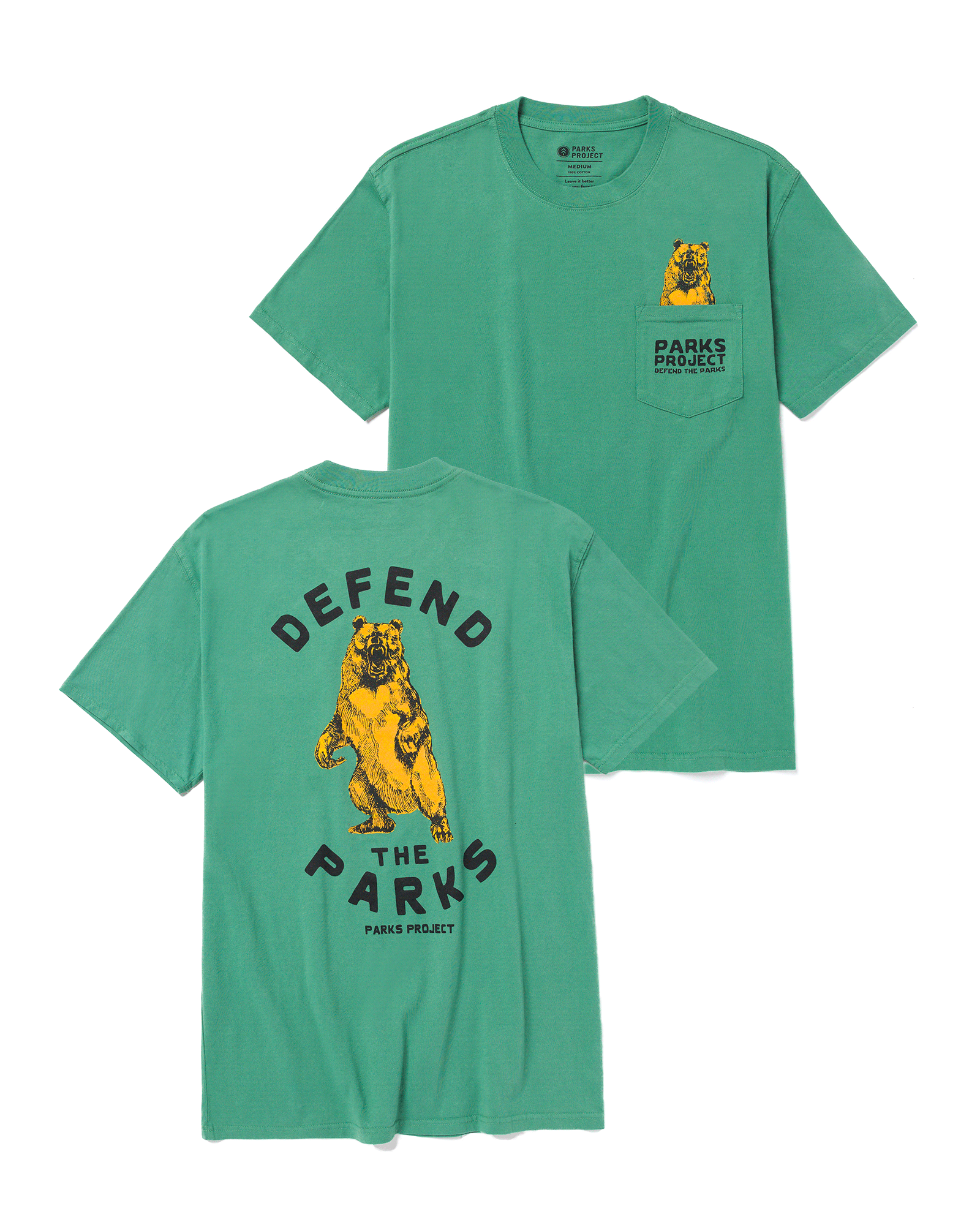 Defend the Parks Bear Pocket Tee