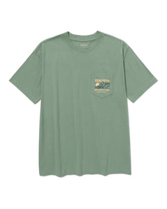 shop yosemite puff print pocket tee inspired by yosemite national park | dusty-sage