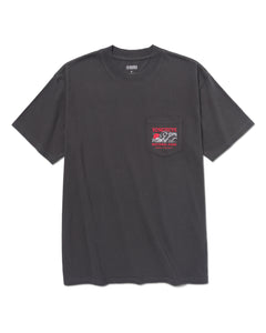 shop yosemite puff print pocket tee inspired by yosemite national park | vintage-black