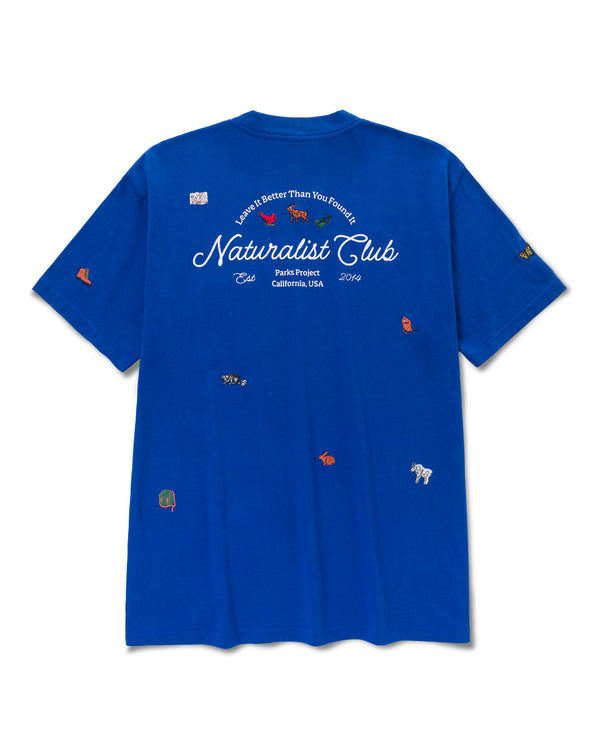 Shop Naturalist Club Pocket Tee Inspired by National Parks | blue