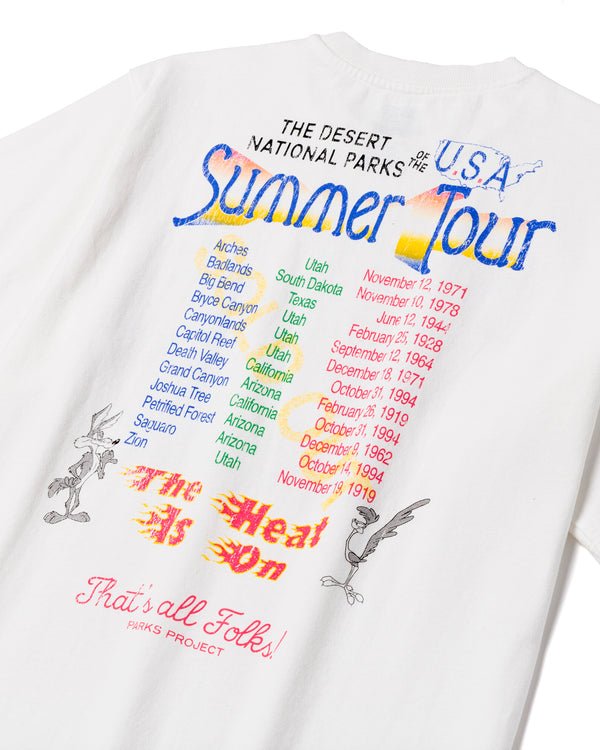 Shop Looney Tunes x Parks Project Heavyweight Oversized Tour Tee  | marshmallow