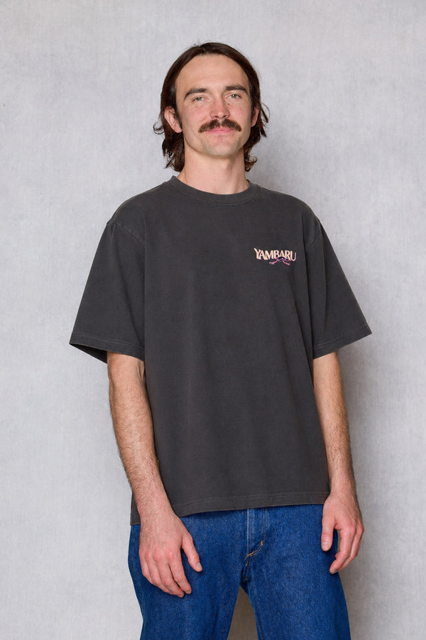 Shop Parks Project Yambaru Heavyweight Oversized Tee Inspired by Japan Parks | vintage-black