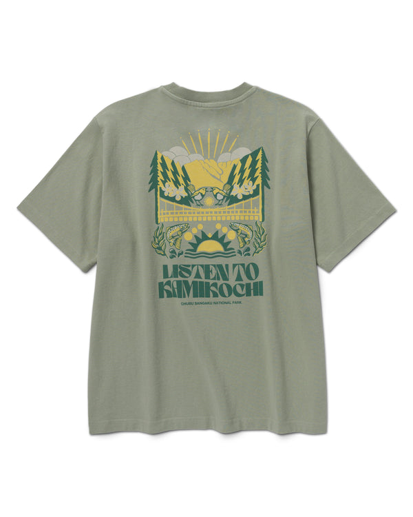 Shop Parks Project Kamikochi Heavyweight Oversized Tee Inspired by Japan parks | dusty-sage