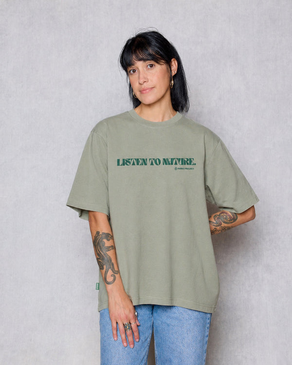 Shop Parks Project Kamikochi Heavyweight Oversized Tee Inspired by Japan parks | dusty-sage