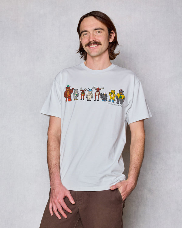 Shop Adventure Crew Tee Inspired by National Parks | light-grey