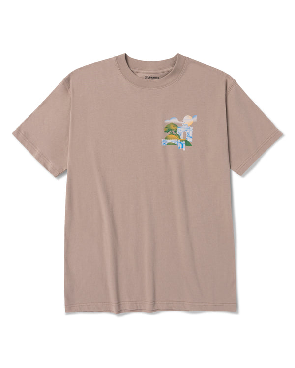 Shop Prospect Park Alliance x Parks Project Tee Inspired by NYC | mushroom-grey