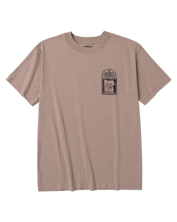 Shop Hydrothermal Study Tee Inspired by Yellowstone National Park | mushroom-grey
