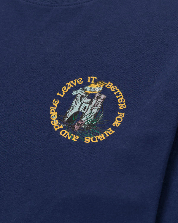 Shop Parks Project x Audubon Long Sleeve Tee Inspired by Birds in Parks | navy