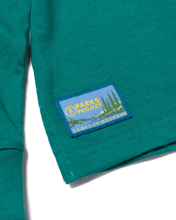 Shop Camp California Rugby Shirt Inspired by National Parks | emerald
