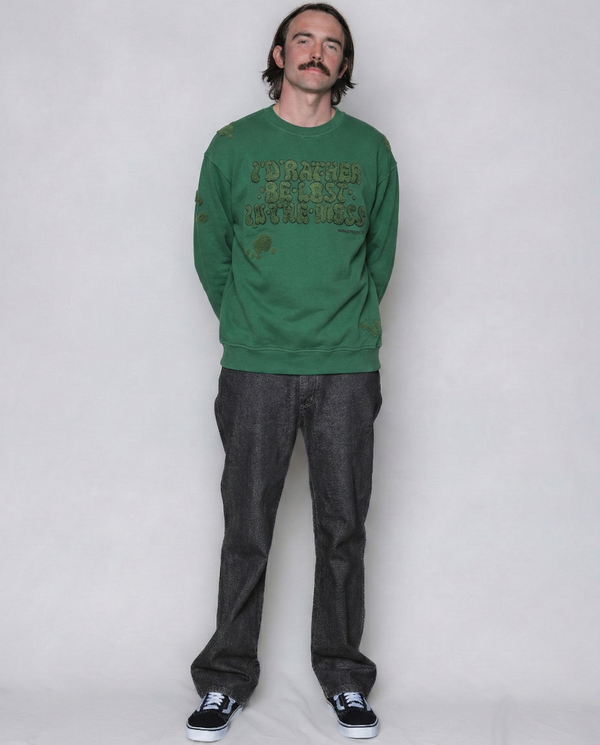 Shop Rather Be Lost In The Moss Crew Inspired by National Parks | forest-green