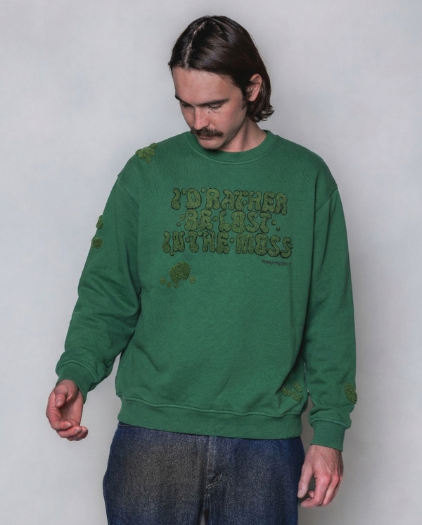 Shop Rather Be Lost In The Moss Crew Inspired by National Parks | forest-green