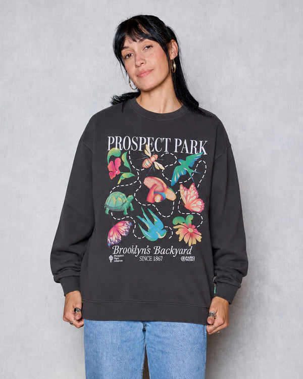 Shop Prospect Park Alliance x Parks Project Brooklyn's Backyard Crew | vintage-black