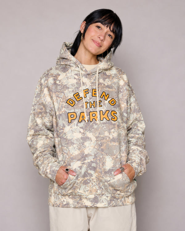 Shop Defend the Parks Bear Hoodie Inspired by Protecting National Parks  | camo