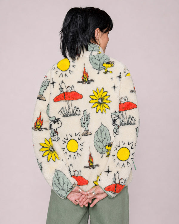 Peanuts x Parks Project: Recycled Shearling Snoopy Jacket | multi-color