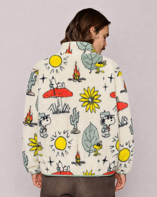 Peanuts x Parks Project: Recycled Shearling Snoopy Jacket | multi-color