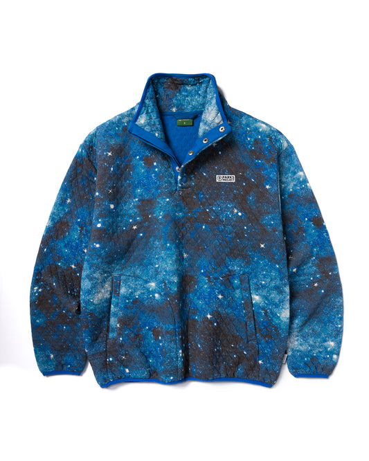 Shop Joshua Tree Dark Sky Quilted Pullover Inspired by the Dark Sky | blue