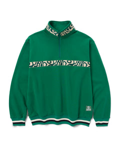 shop yellowstone geysers quarter zip fleece inspired by yellowstone np | green