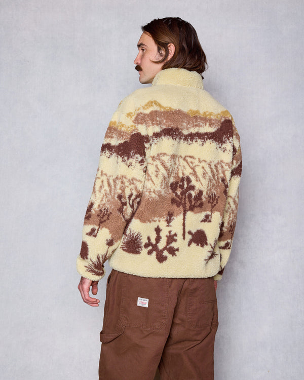 Shop Joshua Tree Full Zip High Pile Fleece Inspired by Joshua Tree | sand