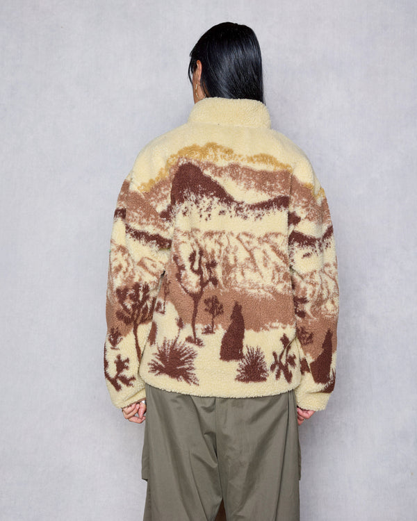 Shop Joshua Tree Full Zip High Pile Fleece Inspired by Joshua Tree | sand