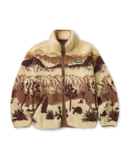 Shop Joshua Tree Full Zip High Pile Fleece Inspired by Joshua Tree | sand